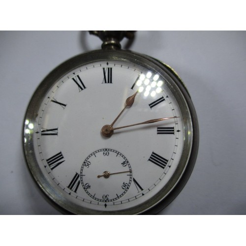 62 - A gold cased pocket watch marked k18 and a silver cased example, neither tested for function