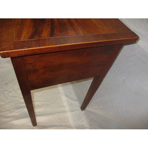 202 - A 19th century mahogany 2 drawer side table, approx. dimensions W75cm D44cm h 71cm in good condition... 