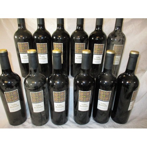 273 - 12 Bottles 2017 Villa Belinda mixed grape Red Wine, private cellar stored