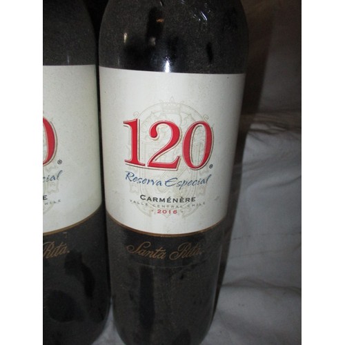 274 - 12 Bottles 2016 Chilian Carmenera 120 Reserva especial, private cellar stored