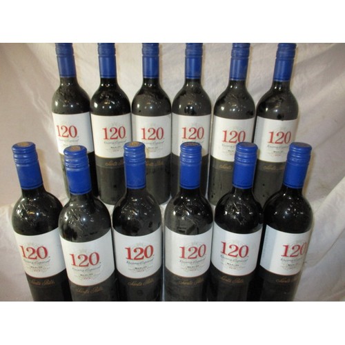 276 - 12 Bottles 2016, 120 Reserva especial Chilian Merlot, private cellar stored