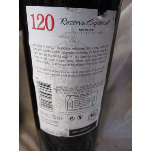 279 - 12 Bottles 2017, 120 Reserva especial Chilian Merlot, private cellar stored