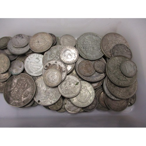 103 - A parcel of vintage world coins to include approx. 200g of silver and part silver coins, all in circ... 