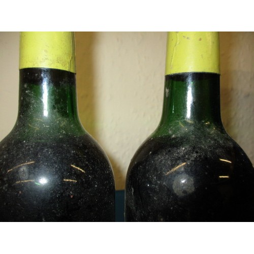 277 - 2 Bottles of 1961 Chateau Laroze premier Cru, St, Emilion Bordeaux, both settled high shoulder, priv... 