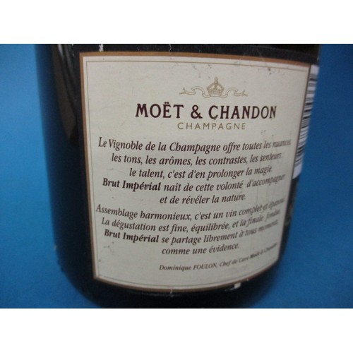 291 - A bottle of Moet & Chandon champagne, private cellar stored