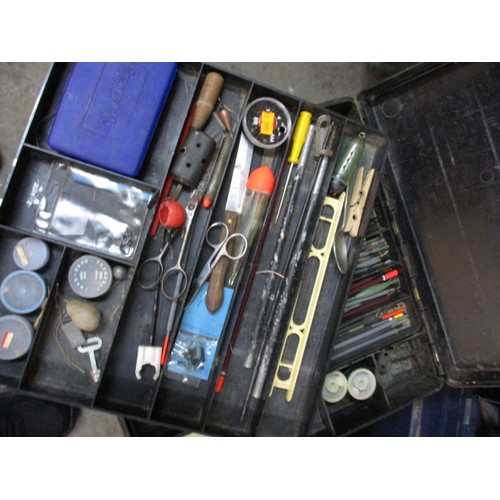 A quantity of vintage fishing tackle, to include rods, reels and