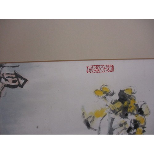 306 - Two Japanese prints, approx. size 59x48cm