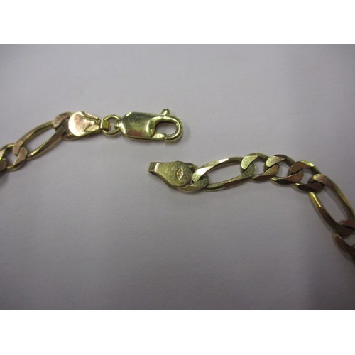 39 - A 9ct yellow gold necklace, approx. linear length 46cm approx. weight 17.5g in good pre-owned condit... 