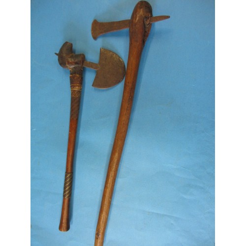 209 - Two antique African Shona people axes, one a Pemo and the other Gano both probably agricultural impl... 