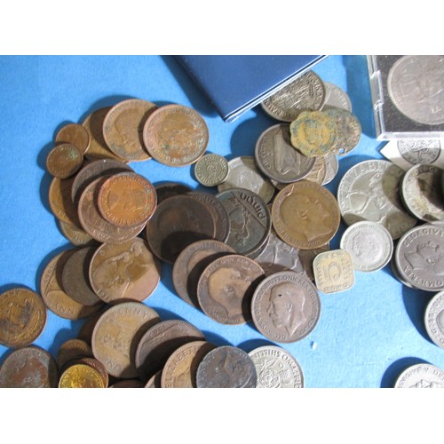 138 - A parcel of vintage coins to include approx. 162g of part silver examples, all in circulated conditi... 