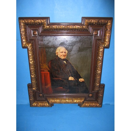 289 - A 19th century oil on board portrait of a Scottish? gentlemen approx. size of panel 24x30cm, in good... 