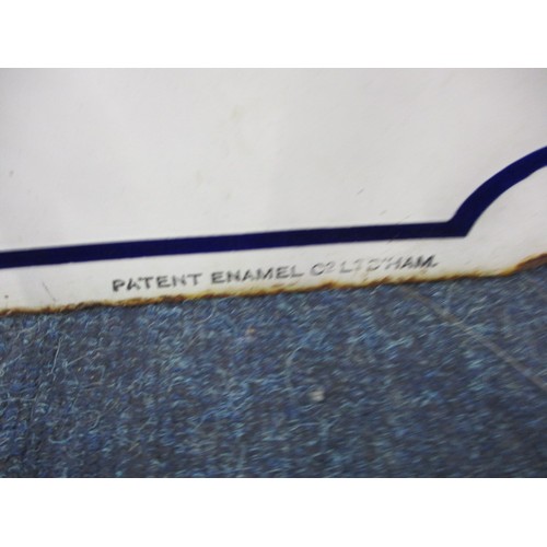 264 - An early 20th century enamel advertising sign for Colman’s Starch, approx. size 96x91cm a good clean... 