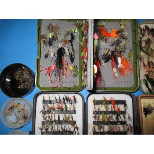 235 - A very large quantity of vintage fly fishing flies, most in cases