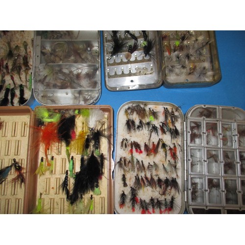 235 - A very large quantity of vintage fly fishing flies, most in cases