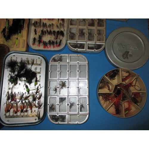 235 - A very large quantity of vintage fly fishing flies, most in cases