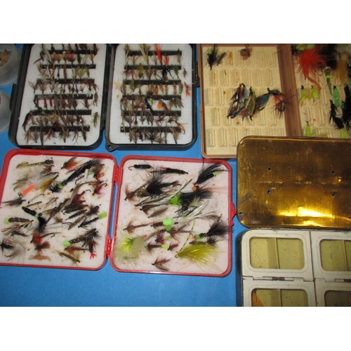 235 - A very large quantity of vintage fly fishing flies, most in cases