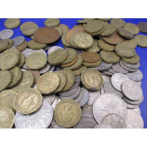 139 - A parcel of mainly pre-decimal coins all in circulated condition, approx. parcel weight 1.6kg