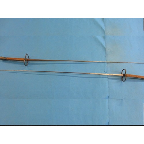 203 - Two Souzy fencing epee, approx. length 108cm in good pre-owned condition