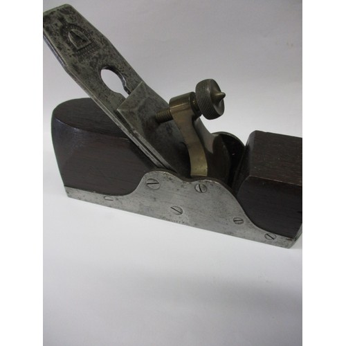 230 - An antique infill smoothing plane, the iron marked Robert Sorby, approx. length 20cm in good used co... 