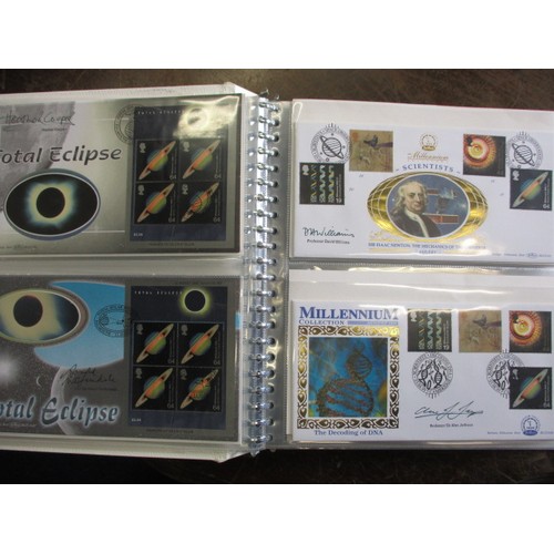 241 - An album of signed first day covers, all in good condition, over 50 in total