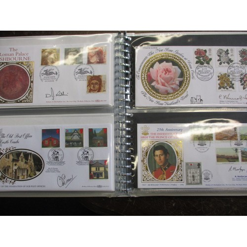 241 - An album of signed first day covers, all in good condition, over 50 in total