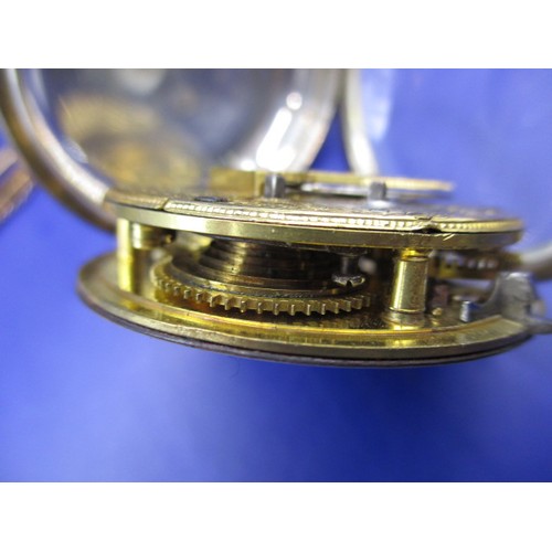 158 - A parcel of very interesting items, to include a 19th century silver fusee pocket watch C1851 silver... 