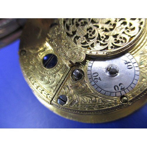 158 - A parcel of very interesting items, to include a 19th century silver fusee pocket watch C1851 silver... 