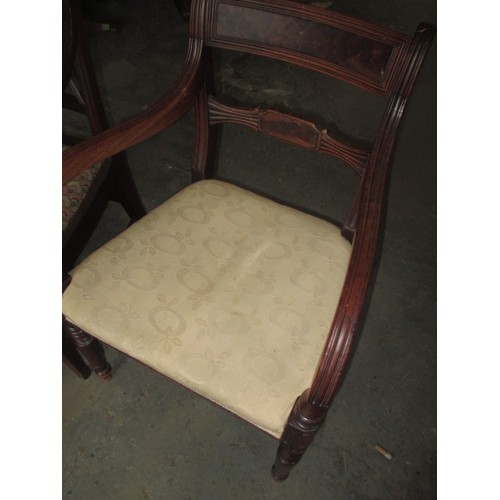 274 - 4 Antique chairs, all dating late 18th early 19th century in useable condition with age related mark... 