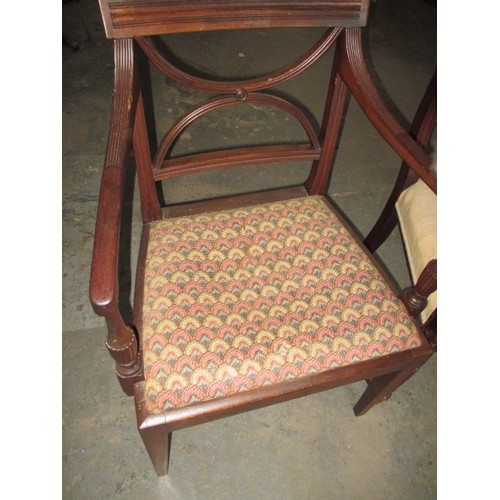 274 - 4 Antique chairs, all dating late 18th early 19th century in useable condition with age related mark... 