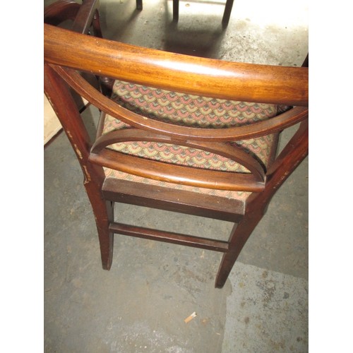 274 - 4 Antique chairs, all dating late 18th early 19th century in useable condition with age related mark... 