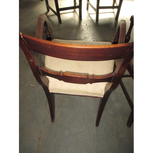 274 - 4 Antique chairs, all dating late 18th early 19th century in useable condition with age related mark... 