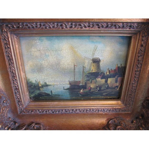 297 - Two seascape pictures in gilt frames, each approx. 27x33cm, in good pre-owned condition