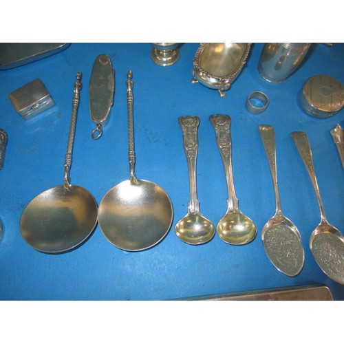 134 - A large parcel of antique and later sterling silver items, approx. silver weight 1560g all in used c... 