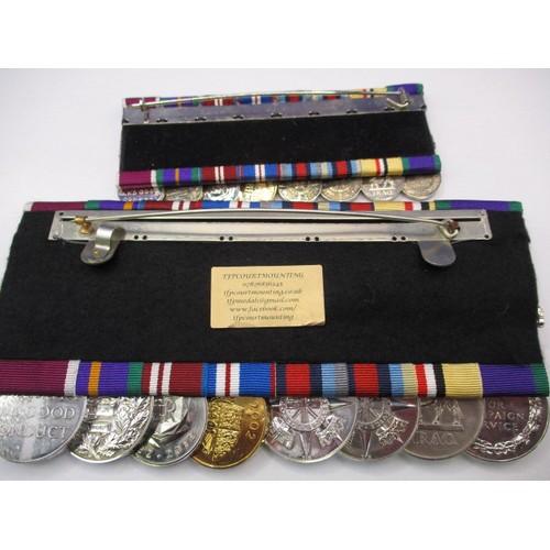 207 - A group of 8 medals to SGT P C Allen RE 25006585 with miniatures, all in good used condition
