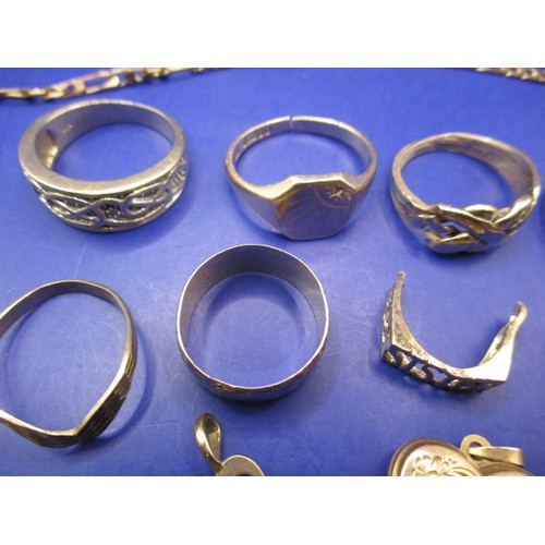 68 - A parcel of 9ct gold items, approx. gross weight 39.5g, all carry hallmark, all in used condition so... 