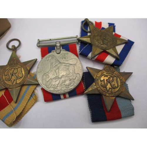 208 - A boxed group of 4 WWII medals and a XXX Corps medallion, to H. J. Green of Suffolk all in near new ... 