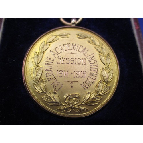 131 - An early 20th century 9ct gold award medallion, approx. weight 14.9g, in good condition with origina... 