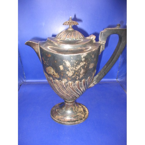 148 - A Victorian sterling silver teapot, approx. gross weight 700g having inscription to retiring directo... 