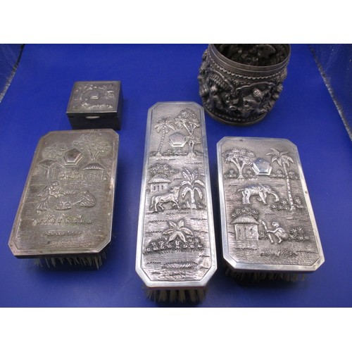 150 - A parcel of vintage Indian silver items, most marked sterling, in good pre-owned condition