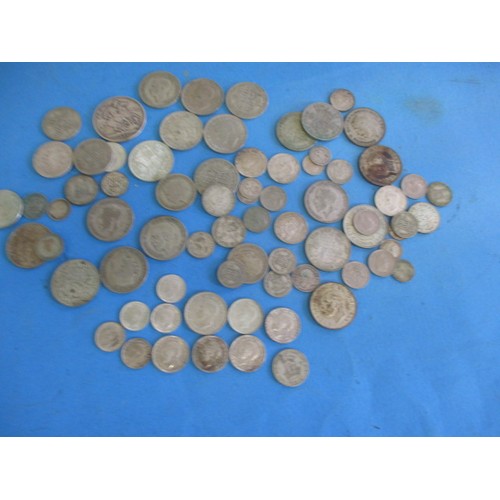 A parcel of Victorian and later silver and part silver coins, approx. parcel weight 545g, all in circulated condition but with some in very good grades