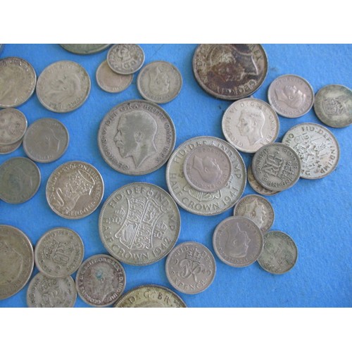 167 - A parcel of Victorian and later silver and part silver coins, approx. parcel weight 545g, all in cir... 