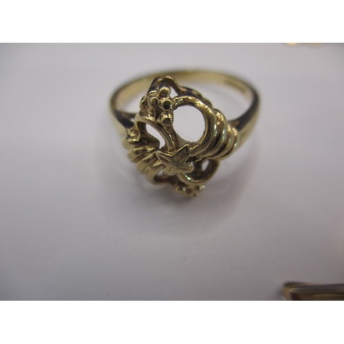 93 - A parcel of 9ct gold jewellery items, approx. parcel weight 50.4g, all in good used condition, ring ... 