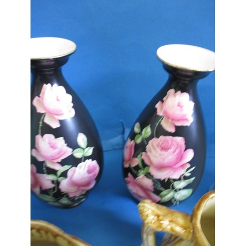 66 - A parcel of vintage jugs and vases, to include a pair by Ducal, all in good pre-owned condition with... 