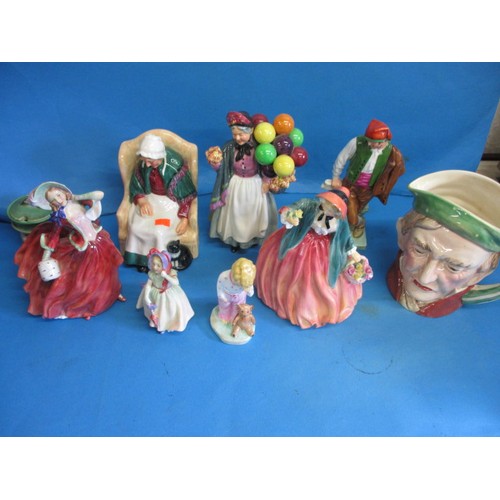 70 - A collection of vintage Royal Doulton and other figures, all in good pre-owned condition with no obs... 