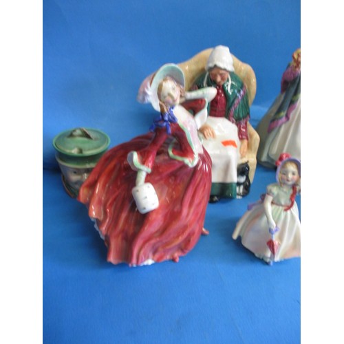 70 - A collection of vintage Royal Doulton and other figures, all in good pre-owned condition with no obs... 