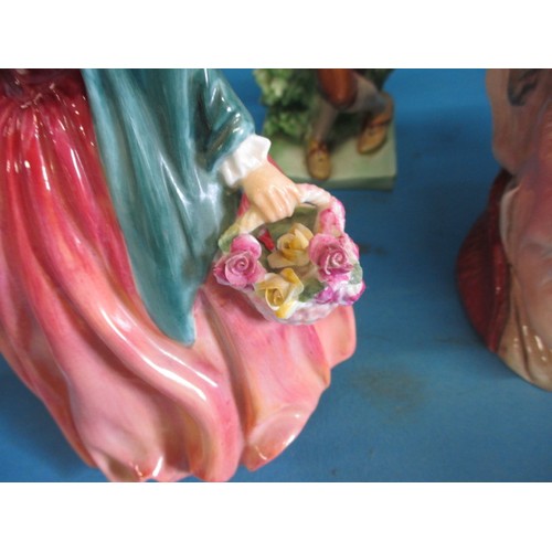 70 - A collection of vintage Royal Doulton and other figures, all in good pre-owned condition with no obs... 