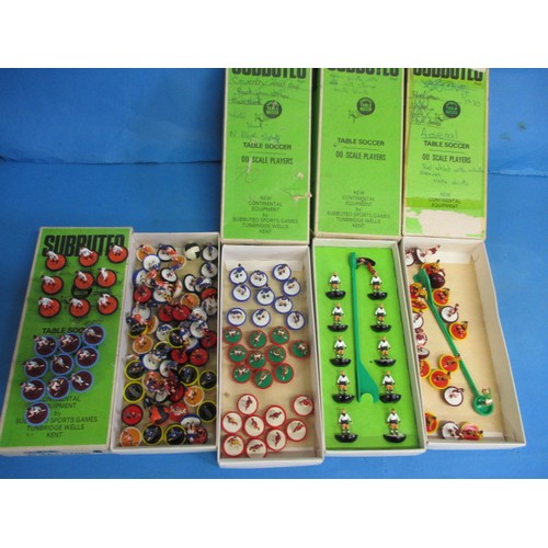 78 - A quantity of 1970s Subbuteo football figures, all in used condition, some with repairs