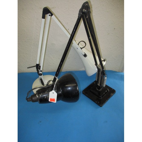 110 - 2 Vintage angle poise lamps, one by Terry, both in used condition and require re-wiring to meet curr... 