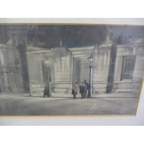 An original pencil drawing, Suffolk artist John Rimmer 1888-1968, signed and dated 1926, approx. image size35x22cm in later glazed frame
