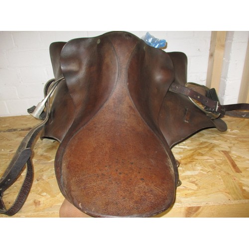 268 - A Bliss of London general purpose saddle, approx. 16 inches front to back, in used condition